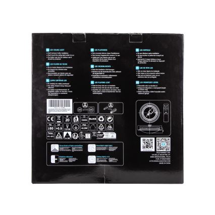 Aigostar - Plafonnier LED dimmable LED/30W/230V 2700-6500K Ø 42,9 cm chromé + télécommande