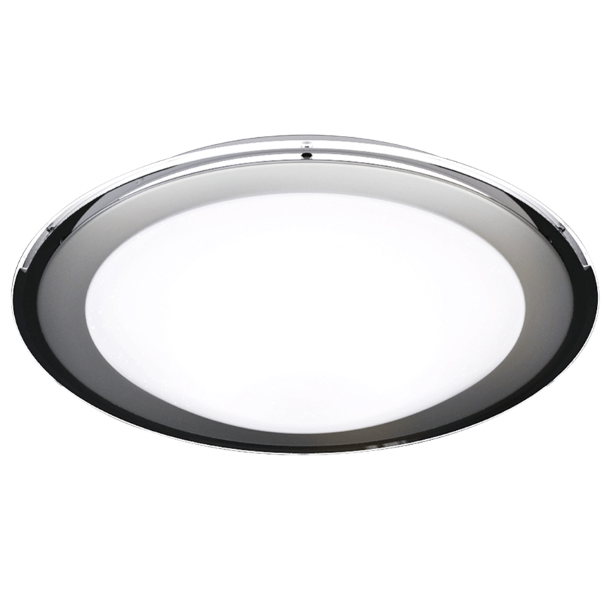 Aigostar - Plafonnier LED dimmable LED/60W/230V 2700-6500K Ø 52,7 cm chrome + télécommande