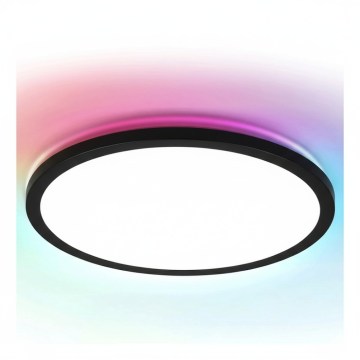 Aigostar - Plafonnier LED RGBW MESH dimmable LED/36W/230V 3000-6500K noir + télécommande