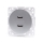 Aigostar - Prise d'alimentation USB sans cadre, 2 ports USB-A, argent