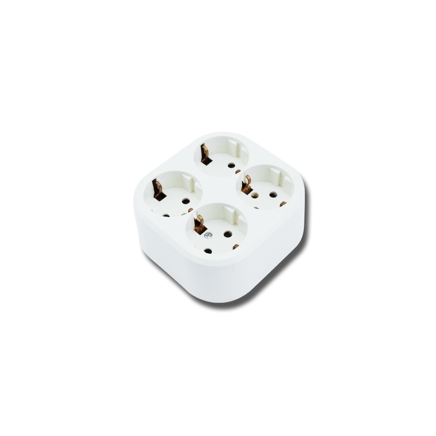 Aigostar - Prise domestique 4Z SCHUKO 250/16A