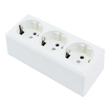 Aigostar - Prise murale 3x SCHUKO 250 V / 16 A