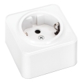Aigostar - Prise murale domestique SCHUKO 250V blanche