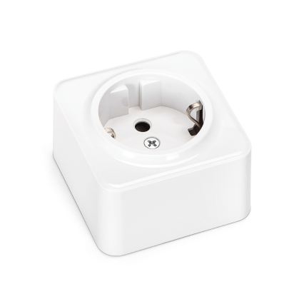 Aigostar - Prise murale domestique SCHUKO 250V blanche