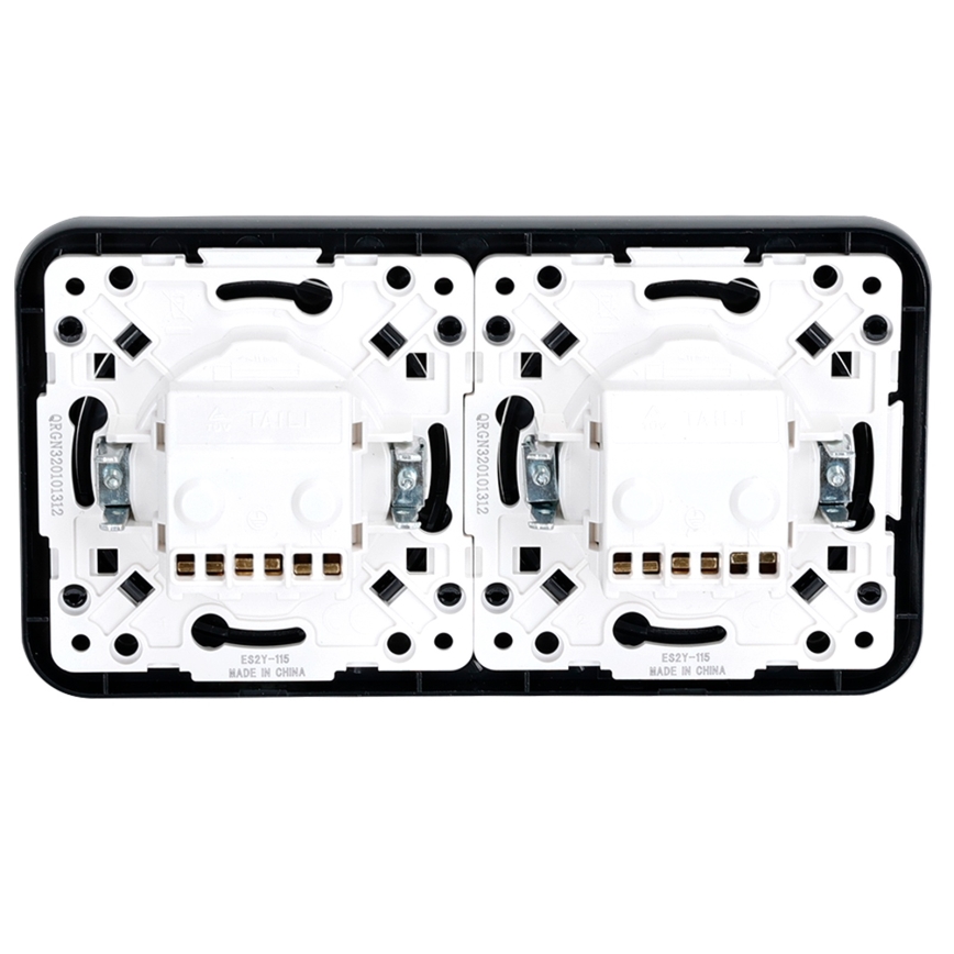 Aigostar - Prise murale double SCHUKO 250 V / 16 A
