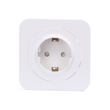 Aigostar - prise murale SCHUKO 250V blanche avec cadre