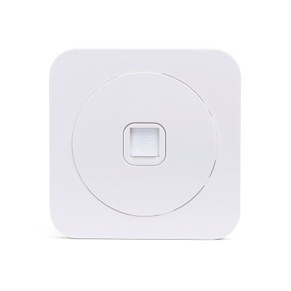 Aigostar - Prise téléphonique blanche avec cadre