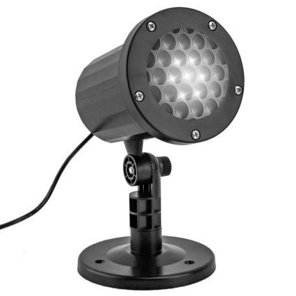 Aigostar - LED projecteur extérieur de flocons de Noël LED/5W/230V IP44 blanc froid