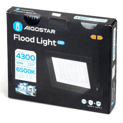 Aigostar - Projecteur LED/50W/230V 6500K IP65