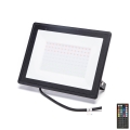 Aigostar - Projecteur LED RGB à intensité variable, 100 W, 230 V, IP65, télécommande incluse