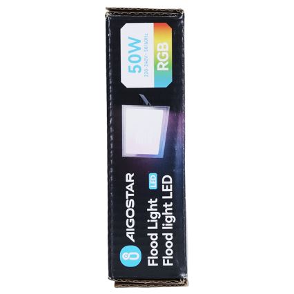 Aigostar - projecteur LED RVB dimmable LED/50W/230V IP65 + télécommande