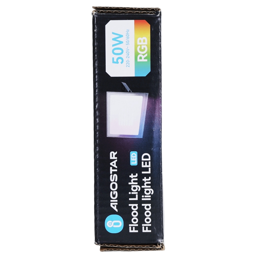 Aigostar - projecteur LED RVB dimmable LED/50W/230V IP65 + télécommande