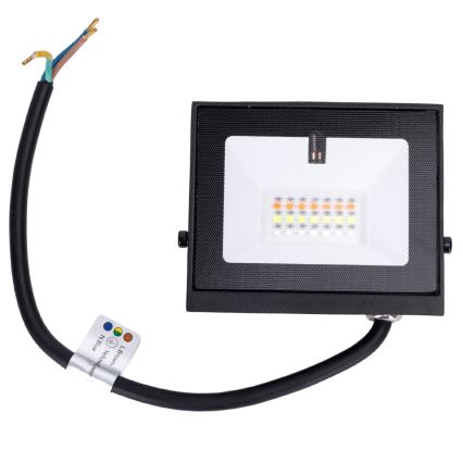 Aigostar - Projecteur LED RGB dimmable LED/20W/230V IP65 + télécommande