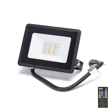 Aigostar - Projecteur LED RGB LED/20W/230V IP65 + télécommande