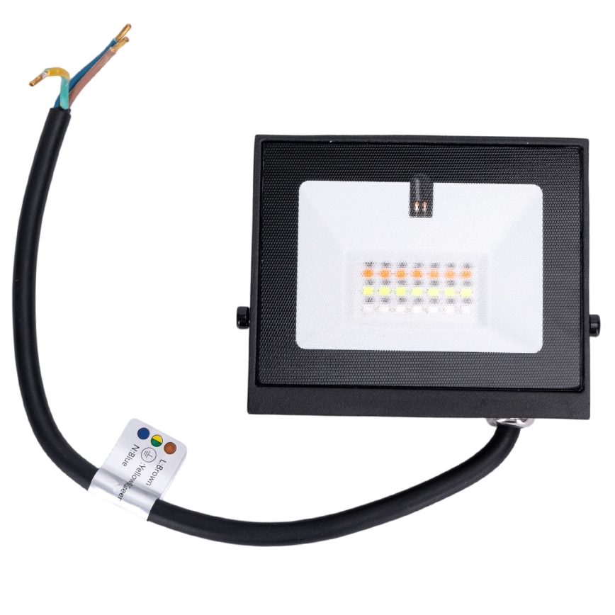 Aigostar - Projecteur LED RGB 20W 230V IP65 + télécommande