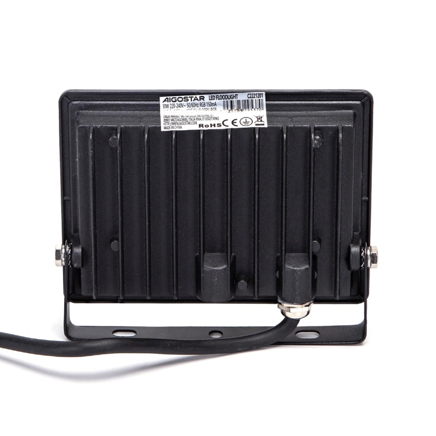 Aigostar - Projecteur LED RGBW dimmable/30W/230V IP65 + télécommande