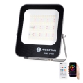 Aigostar - Projecteur RGBW à intensité variable MESH Smart LED/30W/230V 6500K IP65 + télécommande
