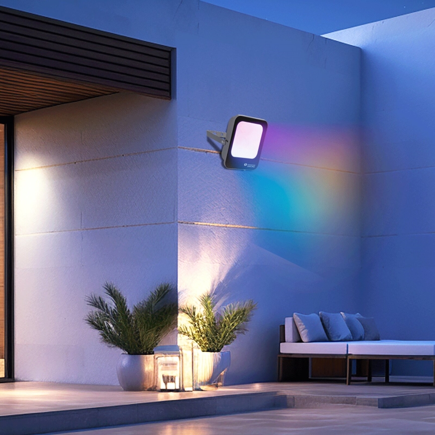 Aigostar - Projecteur RGBW à intensité variable MESH Smart LED/20W/230V 6500K IP65 + télécommande