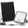 Aigostar - Projecteur solaire à intensité variable avec détecteur LED/120W/3,4V 6500K IP66 8000 mAh + Télécommande