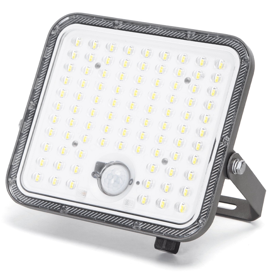 Aigostar - Projecteur solaire à intensité variable avec détecteur LED/120W/3,4V 6500K IP66 + Télécommande