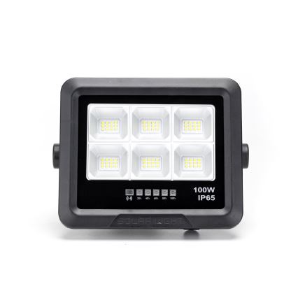 Aigostar - Projecteur solaire à intensité variable LED/100W/3,4V IP65 + Télécommande