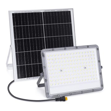 Aigostar - Projecteur solaire à intensité variable LED/200W/3,2V IP65 + Télécommande