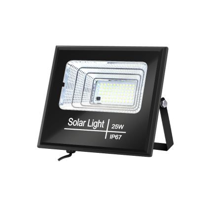 Aigostar - Projecteur solaire à intensité variable LED/25W/3,2V IP67 + télécommande