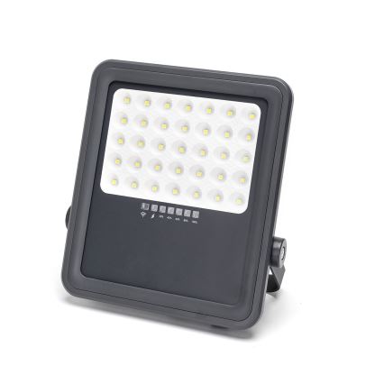 Aigostar - Projecteur solaire à intensité variable LED/300W/3,4V IP65 + Télécommande