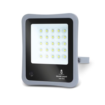 Aigostar - Projecteur solaire à intensité variable LED/30W/3,2V 20000 mAh IP67 + Télécommande