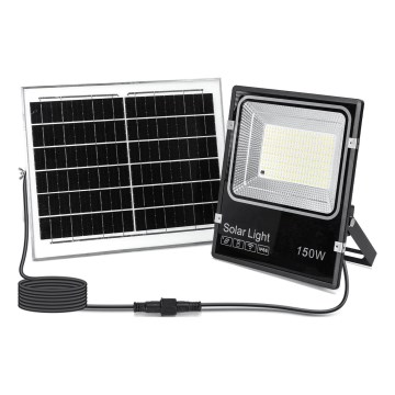Aigostar - Projecteur solaire à LED LED/150W/3,2V 3000mAh 3000K/4000K/6500K IP66 + télécommande