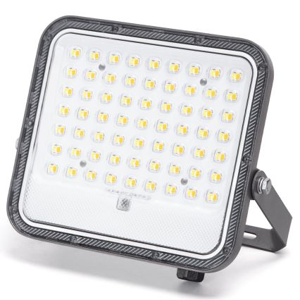 Aigostar - Projecteur solaire LED dimmable/100W/3,4V 3000/4000/6500K IP66 8000 mAh + télécommande