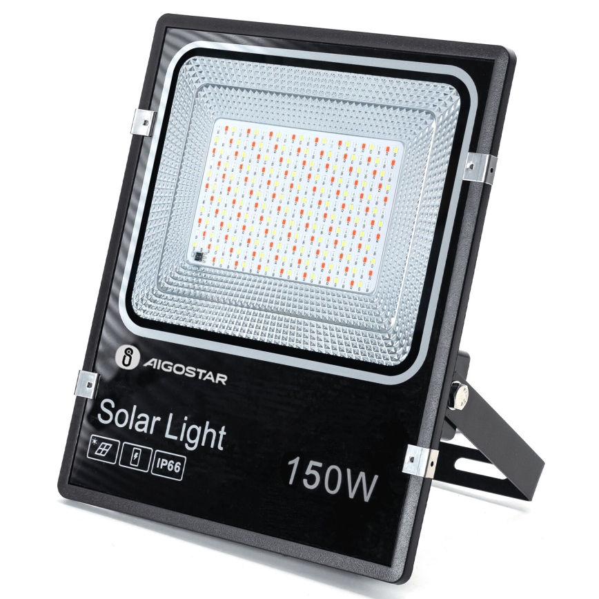 Aigostar - Projecteur solaire RGB à intensité variable LED/15W/3,2V IP66 + Télécommande