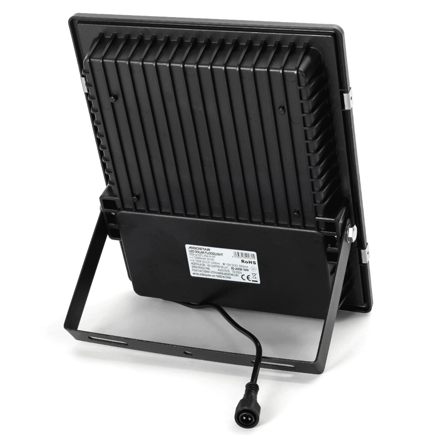 Aigostar - Projecteur solaire RGB à intensité variable LED/15W/3,2V IP66 + Télécommande