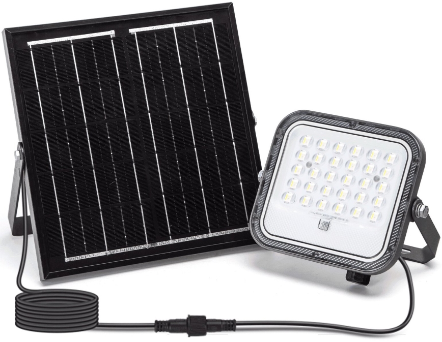 Aigostar - Projecteur solaire RGBW à intensité variable LED/50W/3,4V IP66 + Télécommande