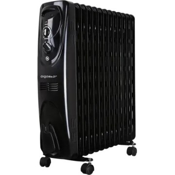 Aigostar - Radiateur à bain d'huile 13 éléments 2500W/230V noir
