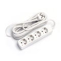 Aigostar - Rallonge 4Z Type F 1,5m blanc SCHUKO