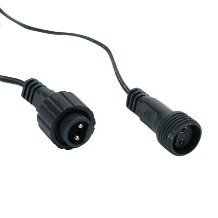 Aigostar - Rallonge d'extérieur pour guirlandes lumineuses 5 m IP45, vert foncé