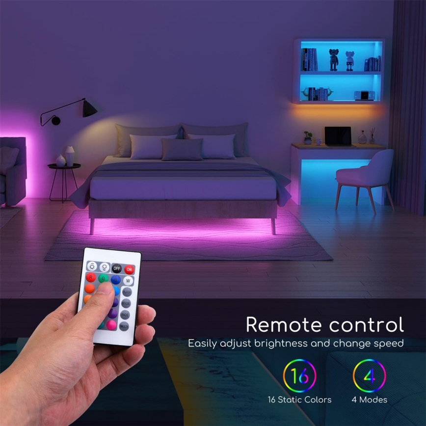 Aigostar Ruban LED Connecté Alexa, LED RGB Chamb…