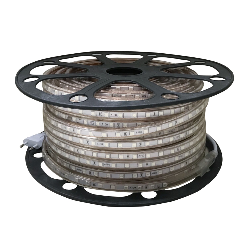 Aigostar - Ruban extérieur 50m LED/300W/230V bleu IP65