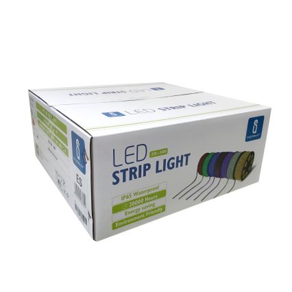Aigostar - Ruban extérieur 50m LED/350W/230V bleu IP65
