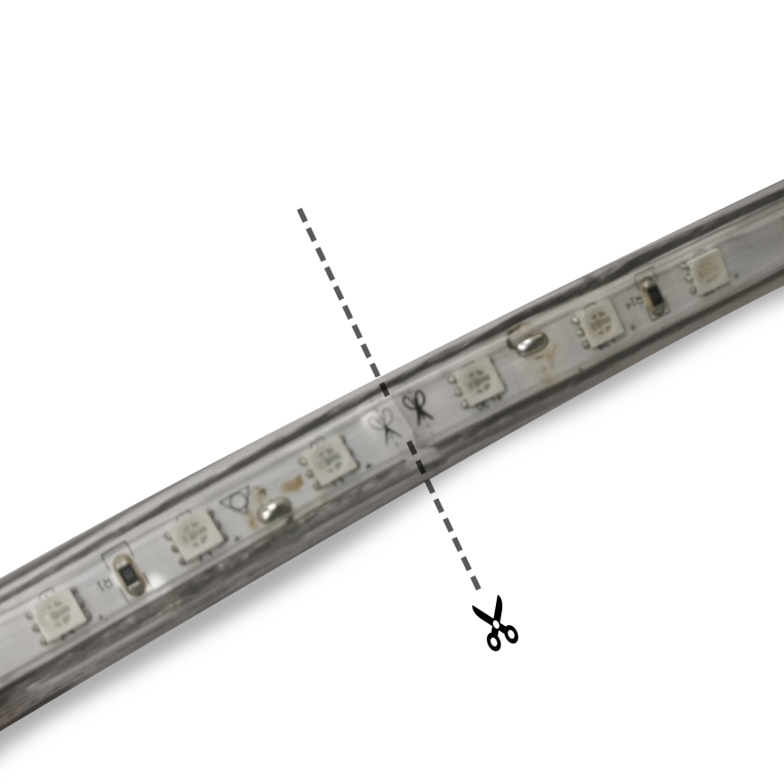 Aigostar - Ruban extérieur 50m LED/350W/230V vert IP65