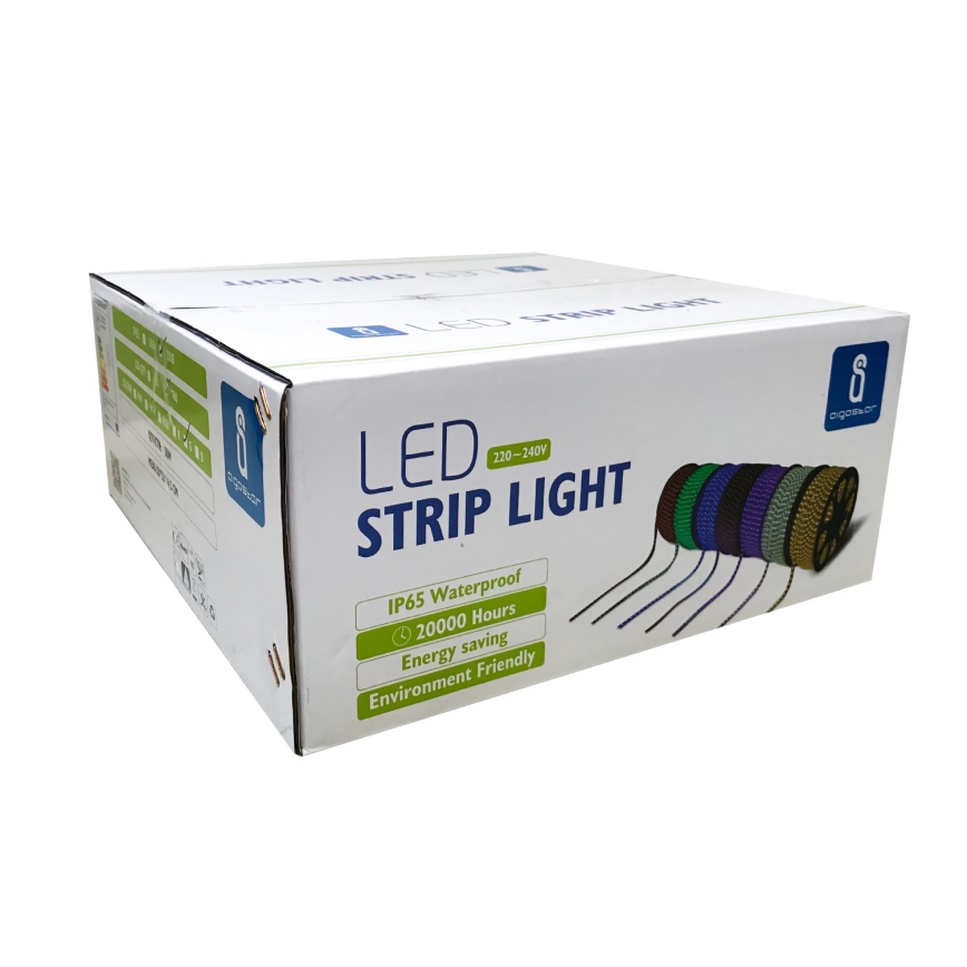 Aigostar - Ruban extérieur 50m LED/350W/230V vert IP65