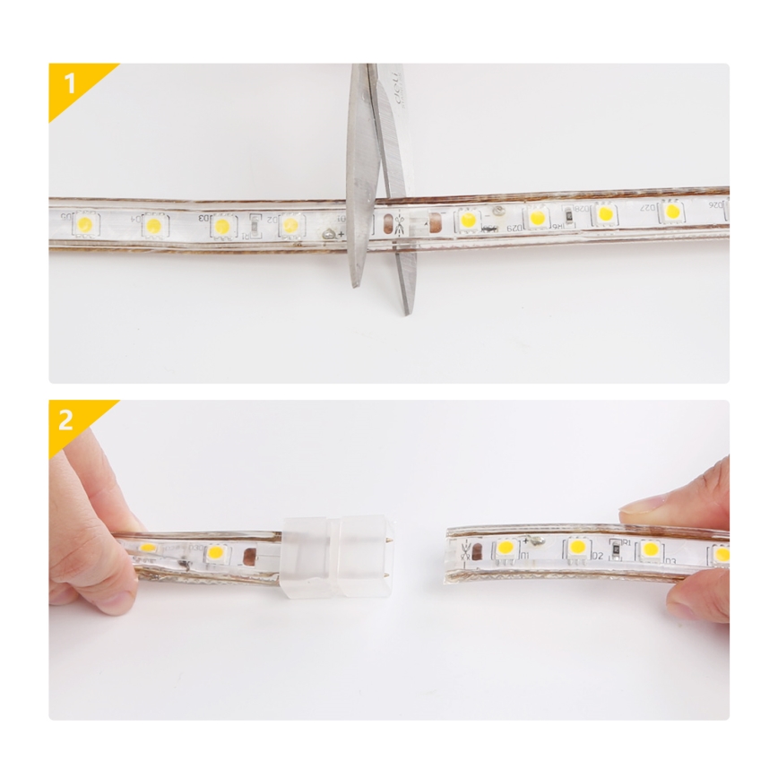 Aigostar - Ruban extérieur 50m LED/400W/230V 6500K IP65
