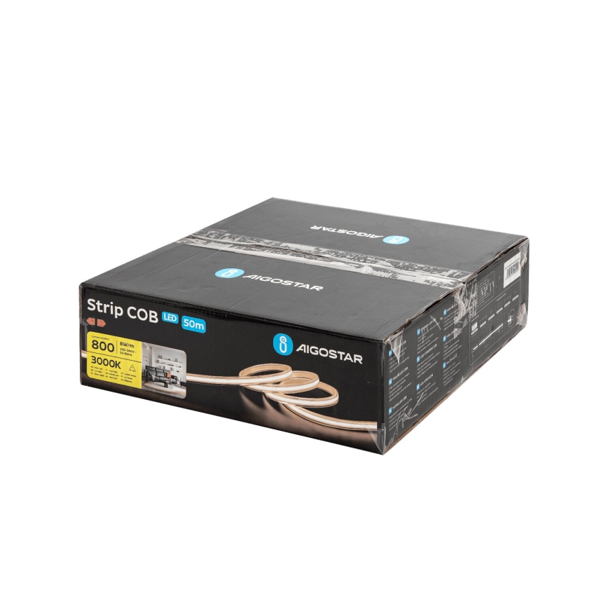 Aigostar - Ruban LED 50m LED/320W/230V 3000K IP65