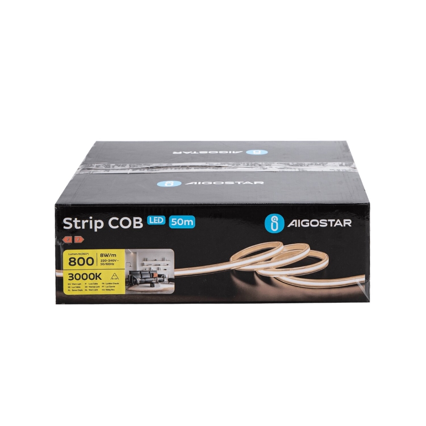 Aigostar - Ruban LED 50m LED/320W/230V 3000K IP65