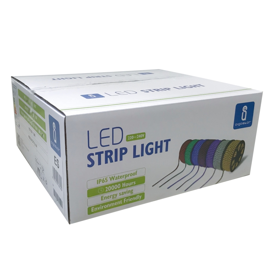Aigostar - Ruban LED d'extérieur 50 m LED/300 W/230 V bleu IP65