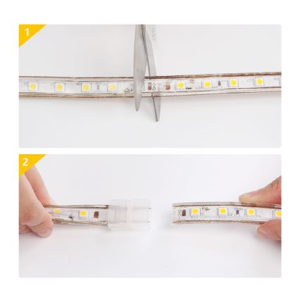 Aigostar - Ruban LED extérieur 50m LED/350W/230V 3000K IP65