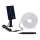 Aigostar - Ruban LED solaire RVB dimmable LED/1,6W/3,2V 3+2m IP65 1800 mAh + télécommande
