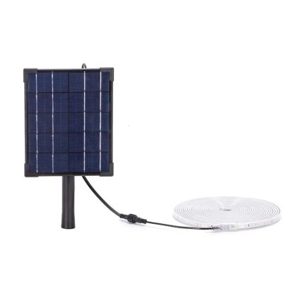 Aigostar - Ruban solaire à intensité variable LED/5W/3,2V 5 m 2700K IP65 4000 mAh + Télécommande