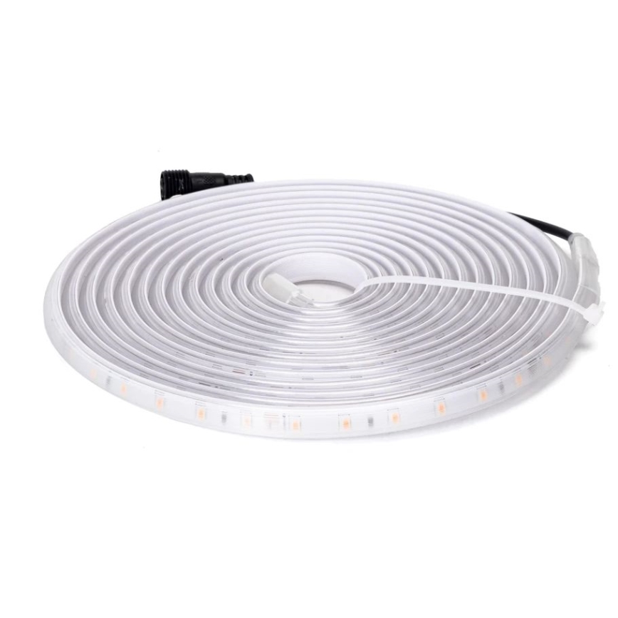 Aigostar - Ruban solaire à intensité variable LED/5W/3,2V 5 m 2700K IP65 4000 mAh + Télécommande